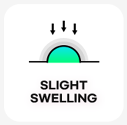SLIGHT SWELLING — อาการบวมน้อย